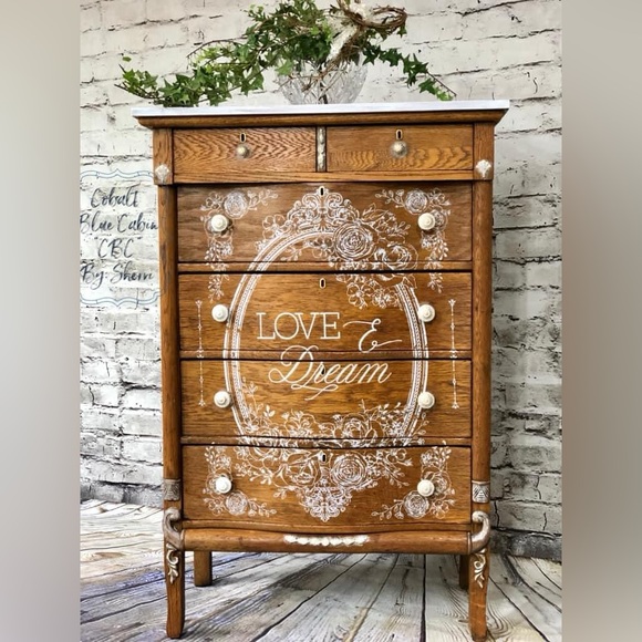 Redesign Decor Transfer ~ RARE ~ Retired Design ~ LOVE & DREAM 22” x 30” - Picture 3 of 4